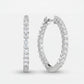 Aria – Diamant Hoop Øredobber - 3.0ct
