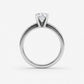Seraphine - Pavé Forlovelsesring med Oval Diamant