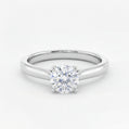 Celestine – Solitaire Forlovelsesring med Rund Briljant
