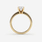 Seraphine - Pavé Forlovelsesring med Oval Diamant