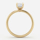 Elara - Solitaire Forlovelsesring med Emerald Cut Diamant