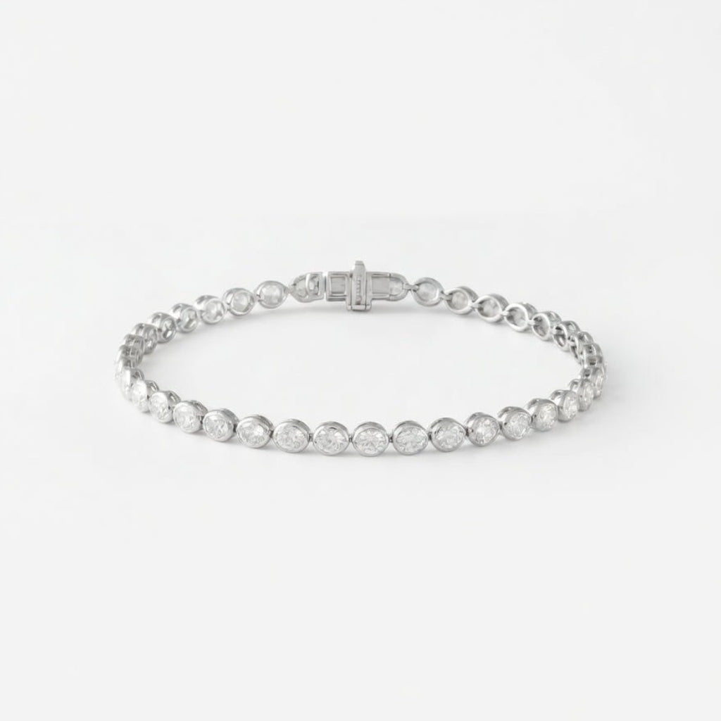 Rosalie – Diamant Linjearmbånd - 4.9ct