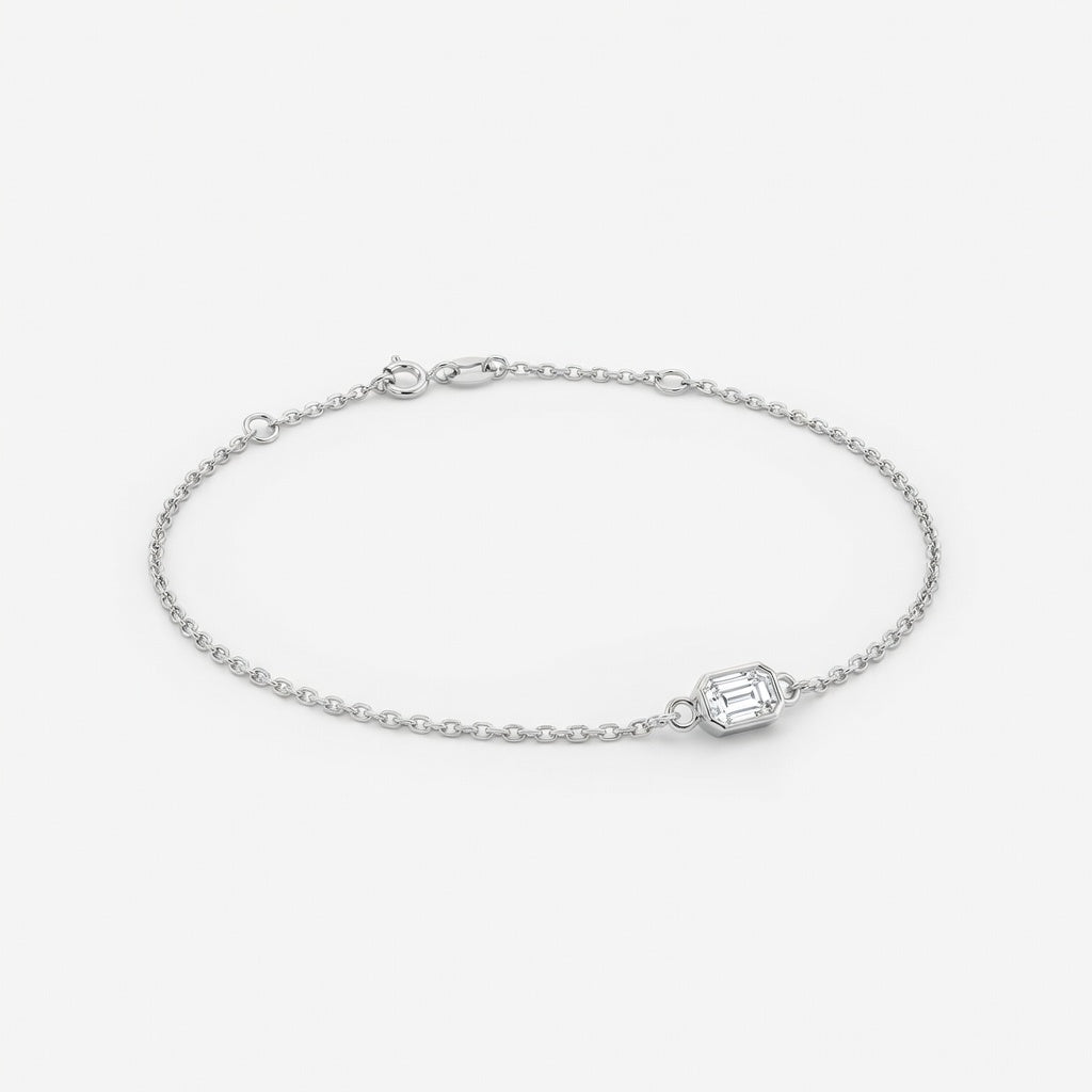 Madeleine – Bezel-Set Diamant Lenkearmbånd - 0.33ct