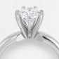 Vivienne – Klassisk Forlovelsesring med Rund Briljant