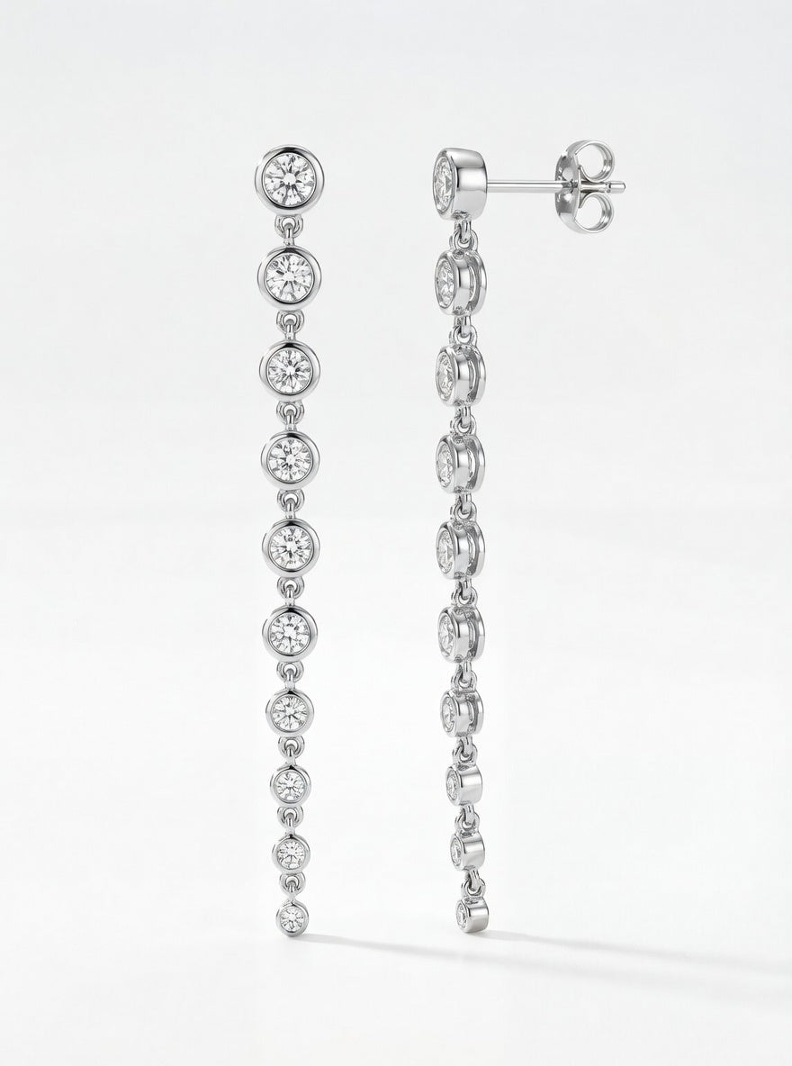 Isabelle – Hengende Diamant Øredobber - 2.0ct