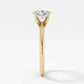 Aurora – Solitaire Forlovelsesring med Oval Diamant