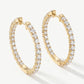 Aria – Diamant Hoop Øredobber - 3.0ct