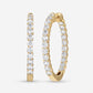 Aria – Diamant Hoop Øredobber - 3.0ct