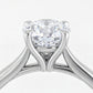 Celestine – Solitaire Forlovelsesring med Rund Briljant