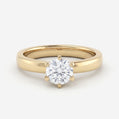 Vivienne – Klassisk Forlovelsesring med Rund Briljant