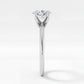 Aurora – Solitaire Forlovelsesring med Oval Diamant